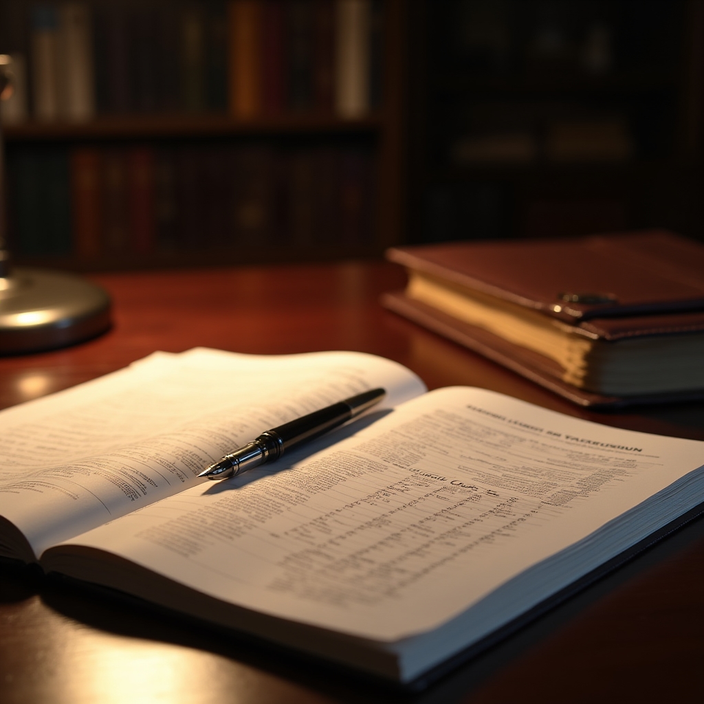 Pension planning documents and financial charts on a desk